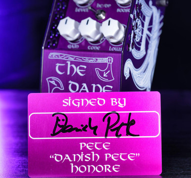 ThorpyFX The Dane mkII Limited Edition in Purple - 'Danish' Pete Honore Signature Dual Drive & Boost Pedal - Image 2