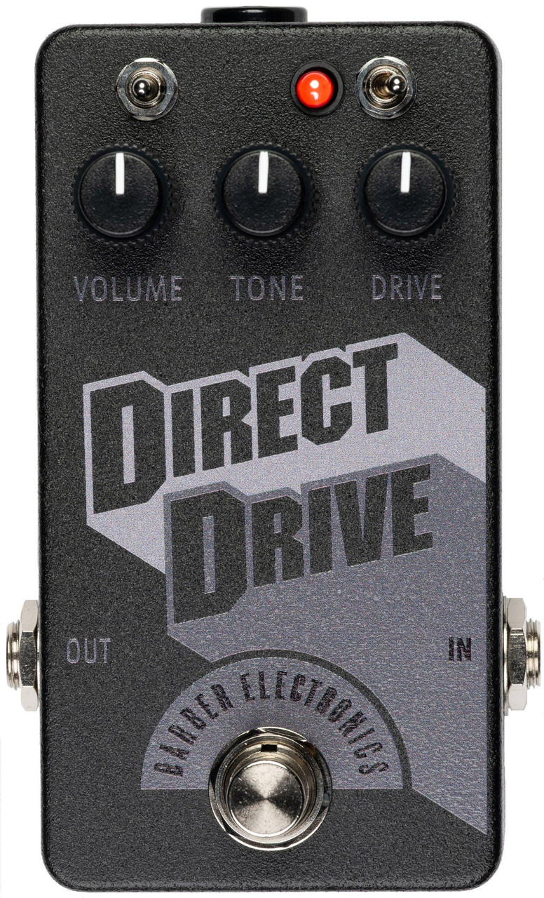 Barber Electronics Direct Drive Overdrive Pedal in Black