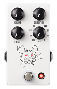 JHS Pedals Packrat 9 in 1 Rat Distortion Pedal in White - Image 2