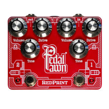 Pedal Pawn Red Print Dual Overdrive Pedal - Image 2