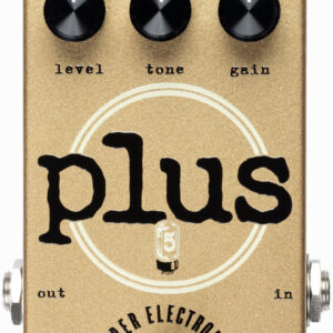 Barber Electronics Five Watt World PLUS Boost Overdrive Pedal in Gold - Image 3