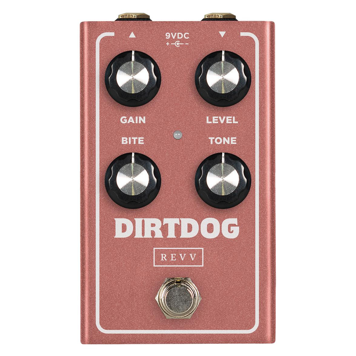 Revv Limited Edition Joey Landreth Signature Dirt Dog Overdrive Pedal in Sunset Rose - Image 3
