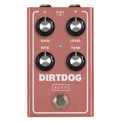 Revv Limited Edition Joey Landreth Signature Dirt Dog Overdrive Pedal in Sunset Rose
