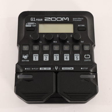 Second Hand Zoom G1 Four Guitar Multi FX Pedal 158