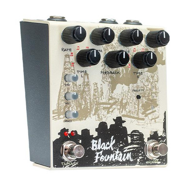 Old Blood Noise Endeavors Black Fountain Stereo Delay Pedal in Cream - Image 2