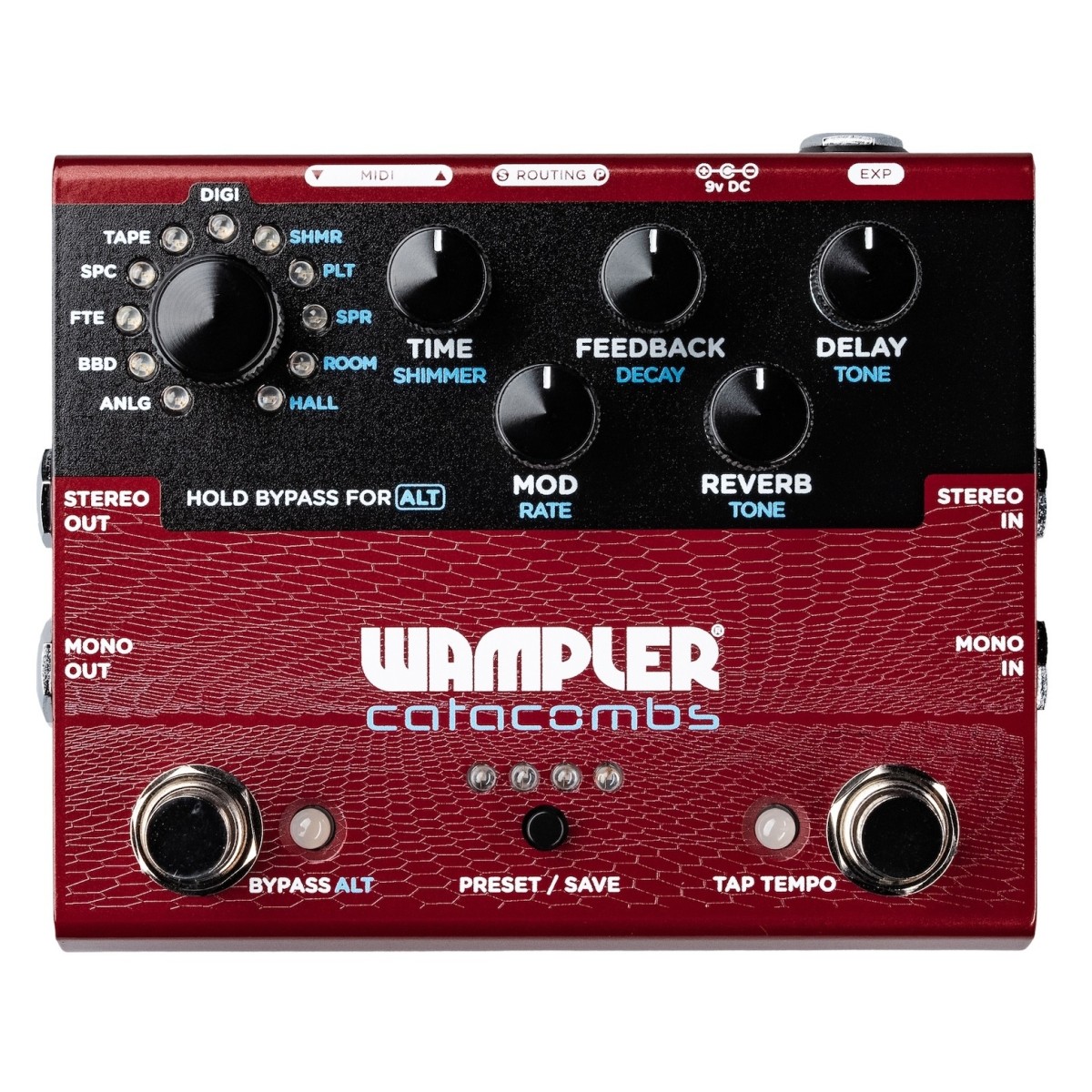 Wampler Catacombs Reverb & Delay Multi-Effect Pedal