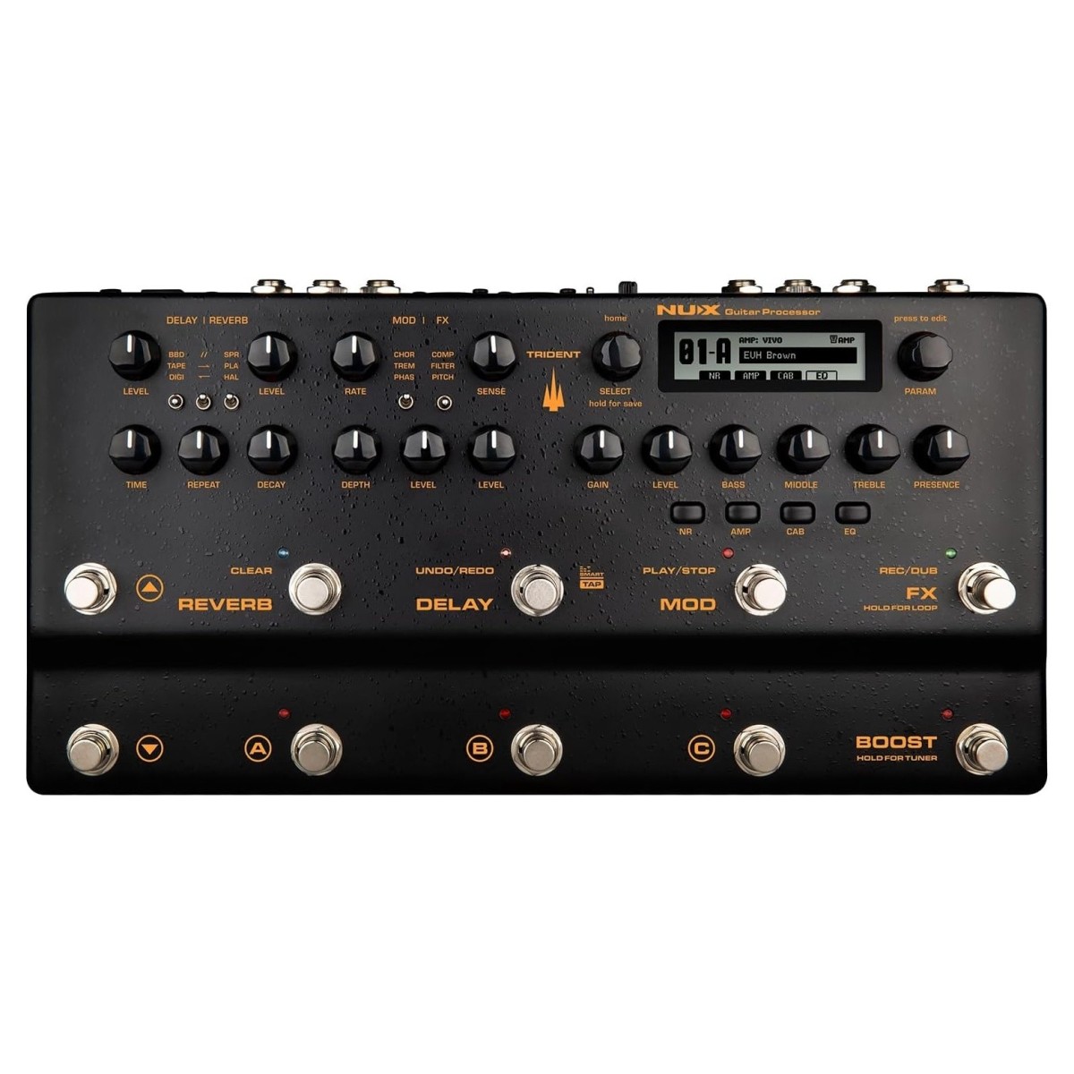 NUX Trident Amp Sim Multi-FX Pedal