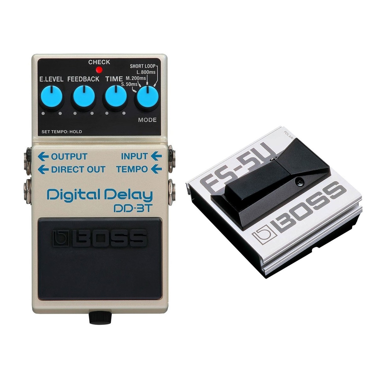 Boss DD-3T Digital Delay Pedal with Tap Tempo Footswitch