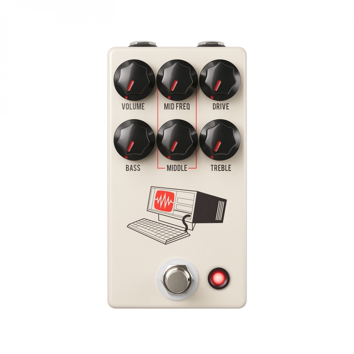 JHS Pedals Hard Drive Modern Distortion Pedal Tan