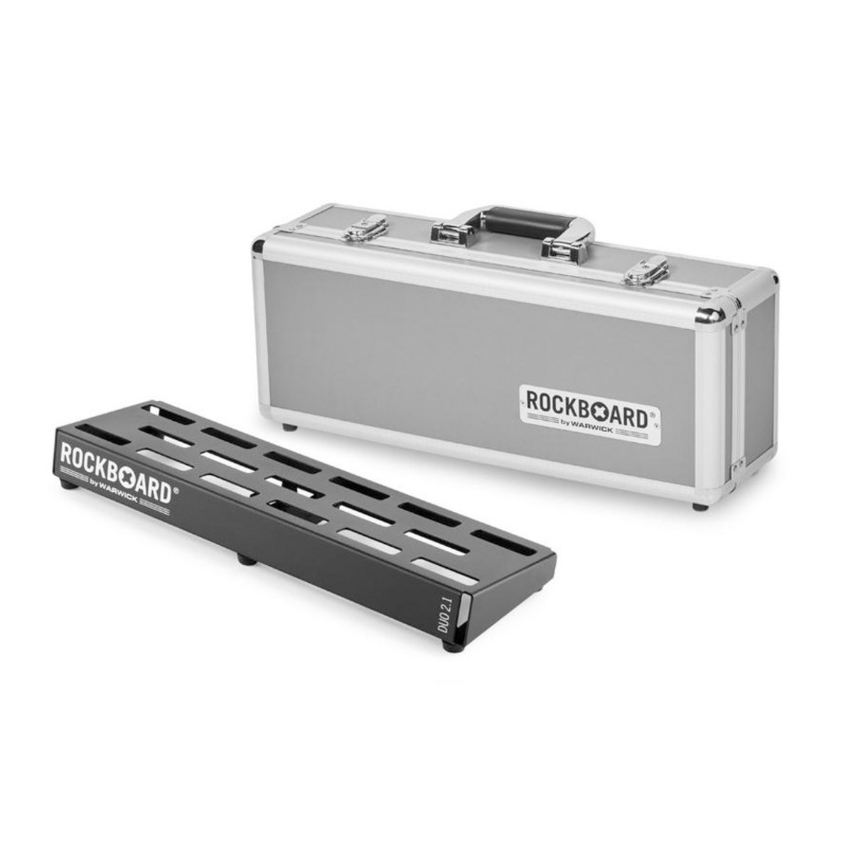 RockBoard by Warwick DUO 2.1 Pedalboard w/ Flight Case