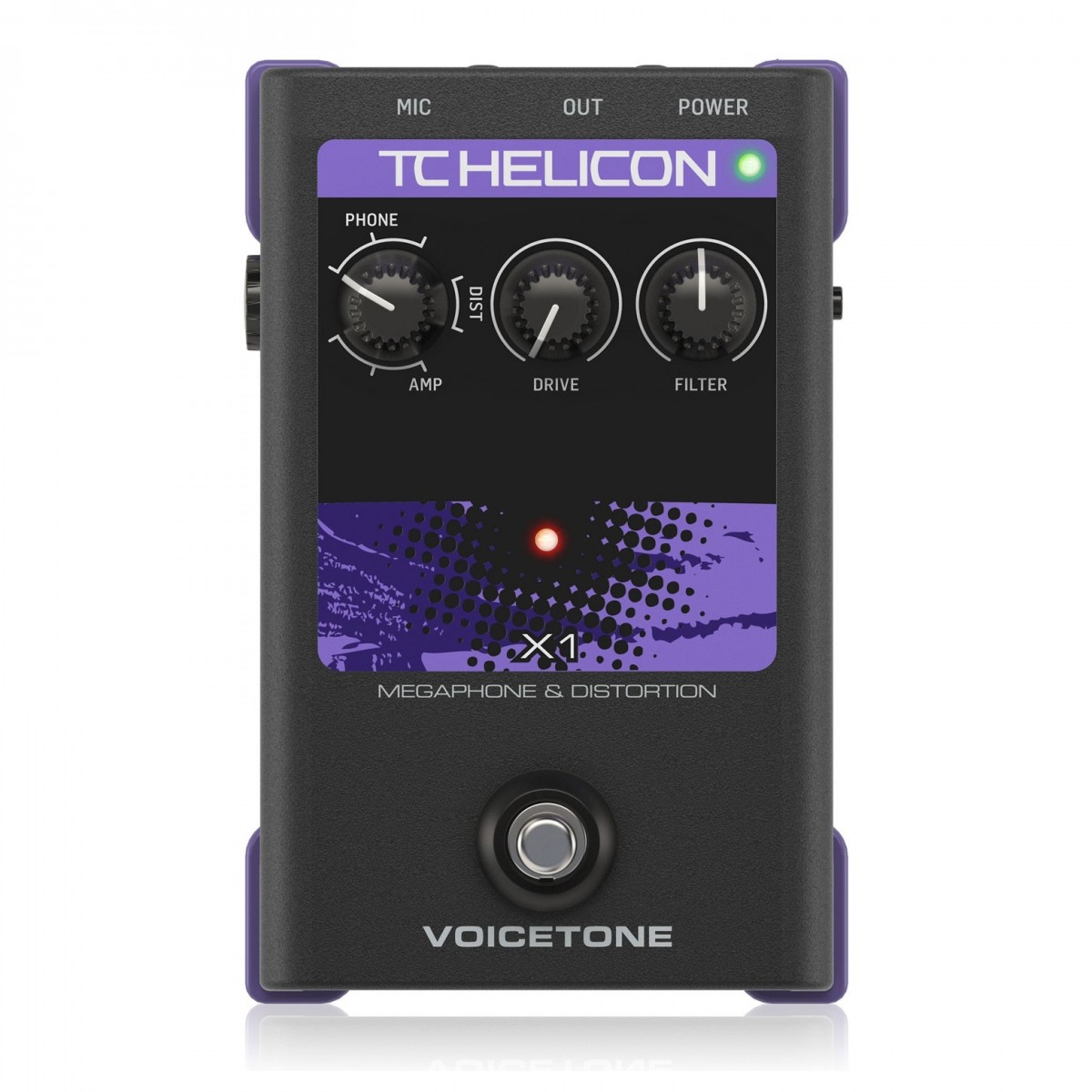 TC Helicon VoiceTone X1 Megaphone and Distortion Vocal Processor