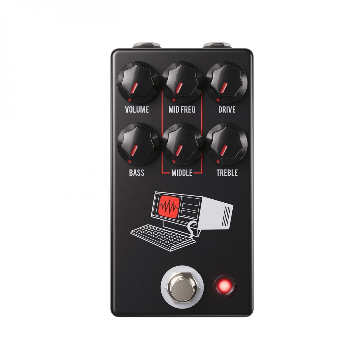JHS Pedals Hard Drive Modern Distortion Pedal Black