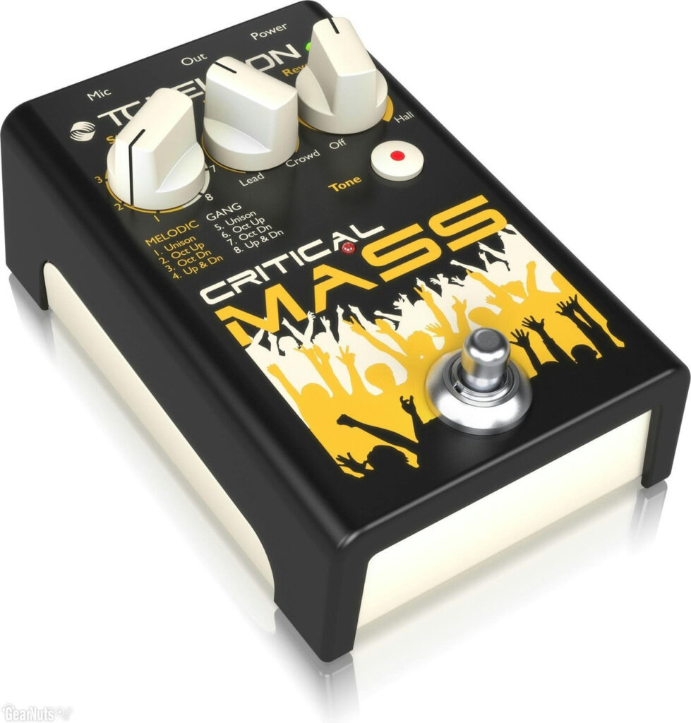TC Helicon Critical Mass Vocal Effects Pedal