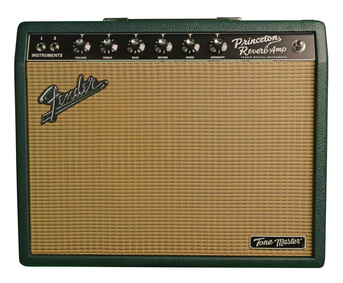 Fender Limited Edition Tone Master Princeton Reverb Jameson 1x10" Modelling Guitar Amp Combo in British Racing Green