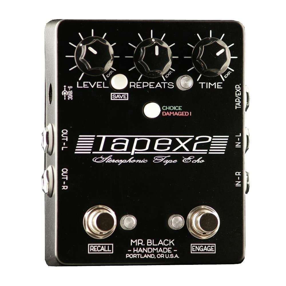Mr Black Tapex 2 Stereo Tape Echo Pedal