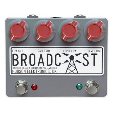 Hudson Dual Broadcast Class-A Germanium Preamp Pedal