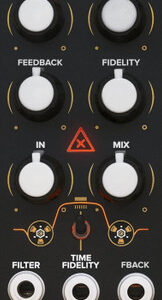 TipTop Audio - ECHOZ Time Delay Effect Collection (Black) - Eurorack Module