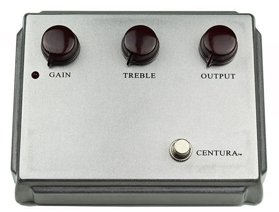 Ceriatone Centura Overdrive Pedal in Raw Metal Finish