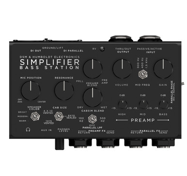 DSM & Humboldt Simplifier Bass Station Amp & Cab Simulator Pedal