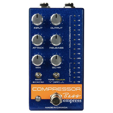Empress Effects Bass Compressor Pedal in Blue