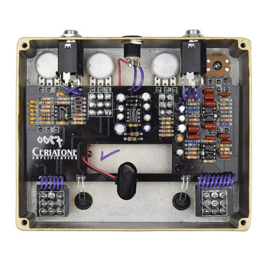 Ceriatone Horse Breaker Overdrive Pedal in Gold