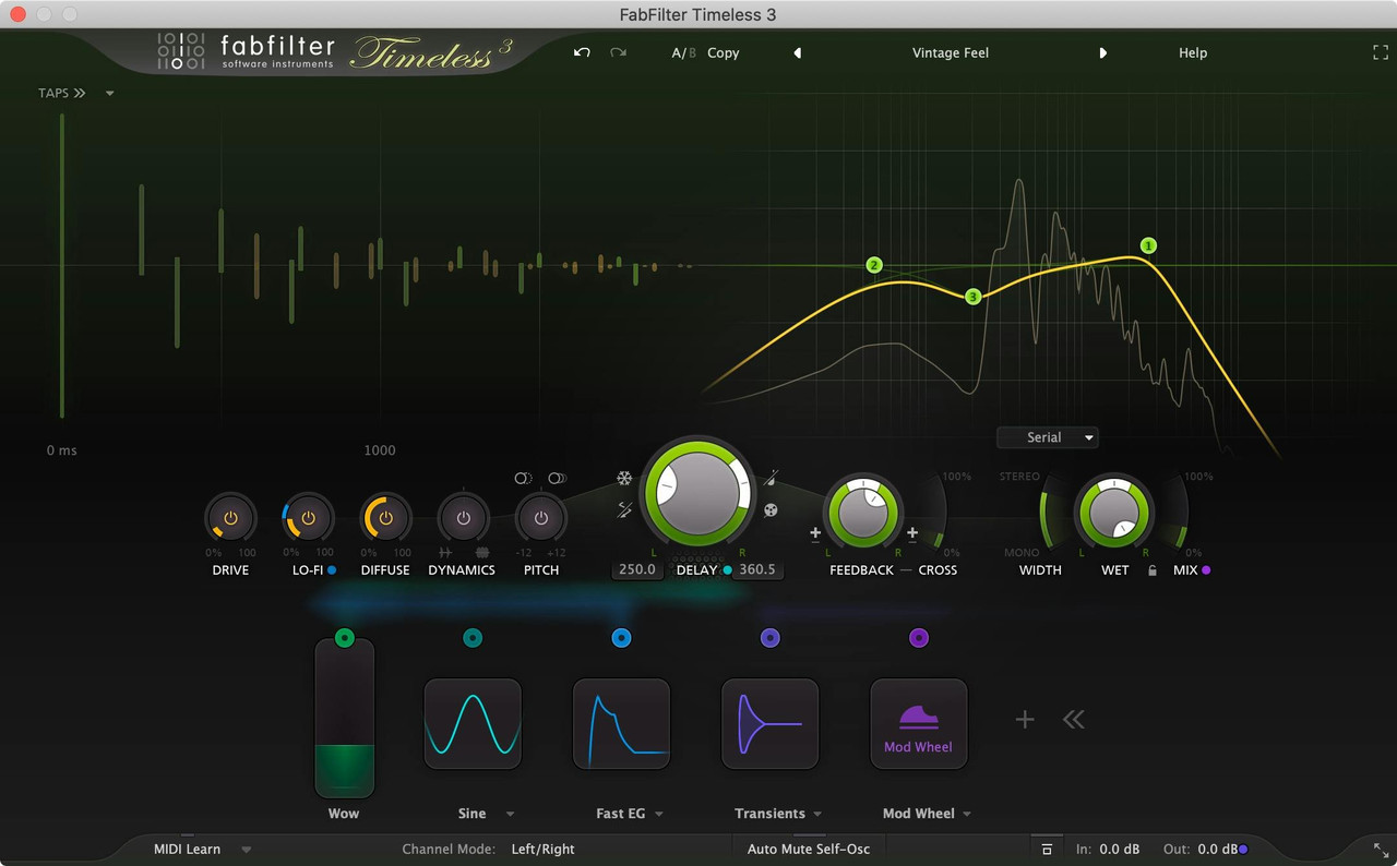 FabFilter Timeless 3 Delay Plugin