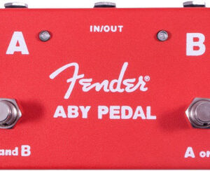 Fender 2-Switch ABY Switcher Pedal in Red - Image 1