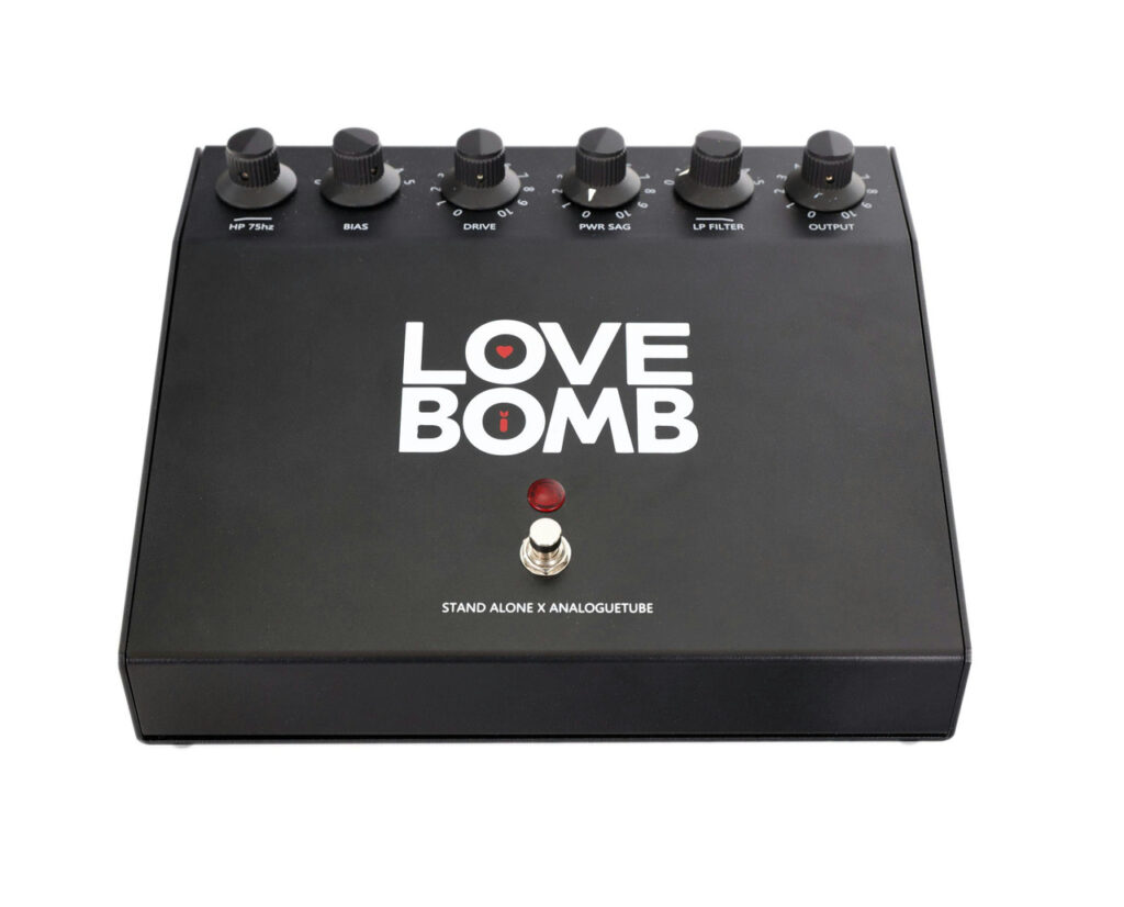 Stand Alone X Analoguetube Love Bomb Overdrive and Preamp Pedal