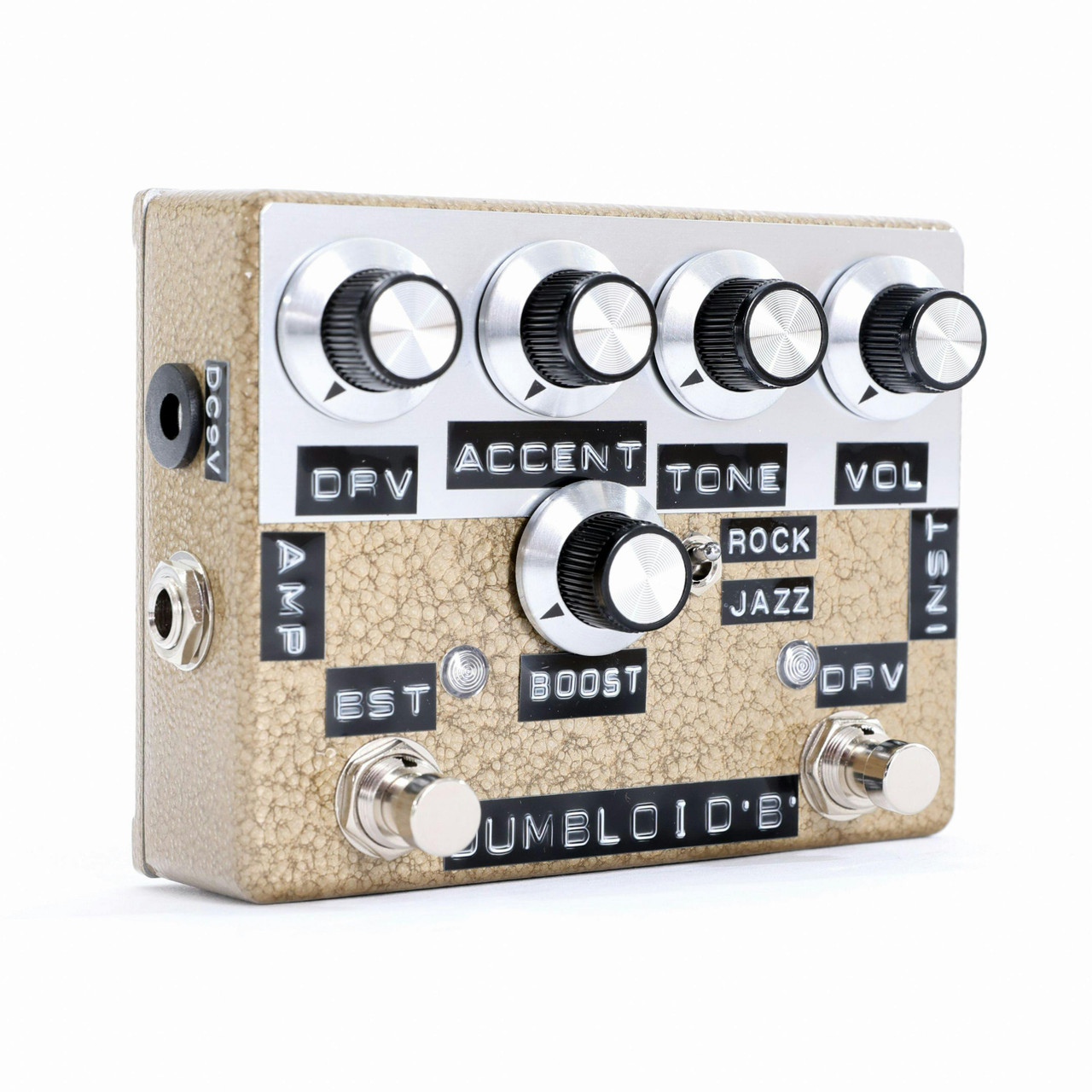 Shin's Music Dumbloid Boost Overdrive Pedal in Gold Hammertone - Image 5