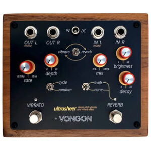 Vongon Ultrasheer Stereo Pitch Vibrato and Reverb Pedal - Image 1