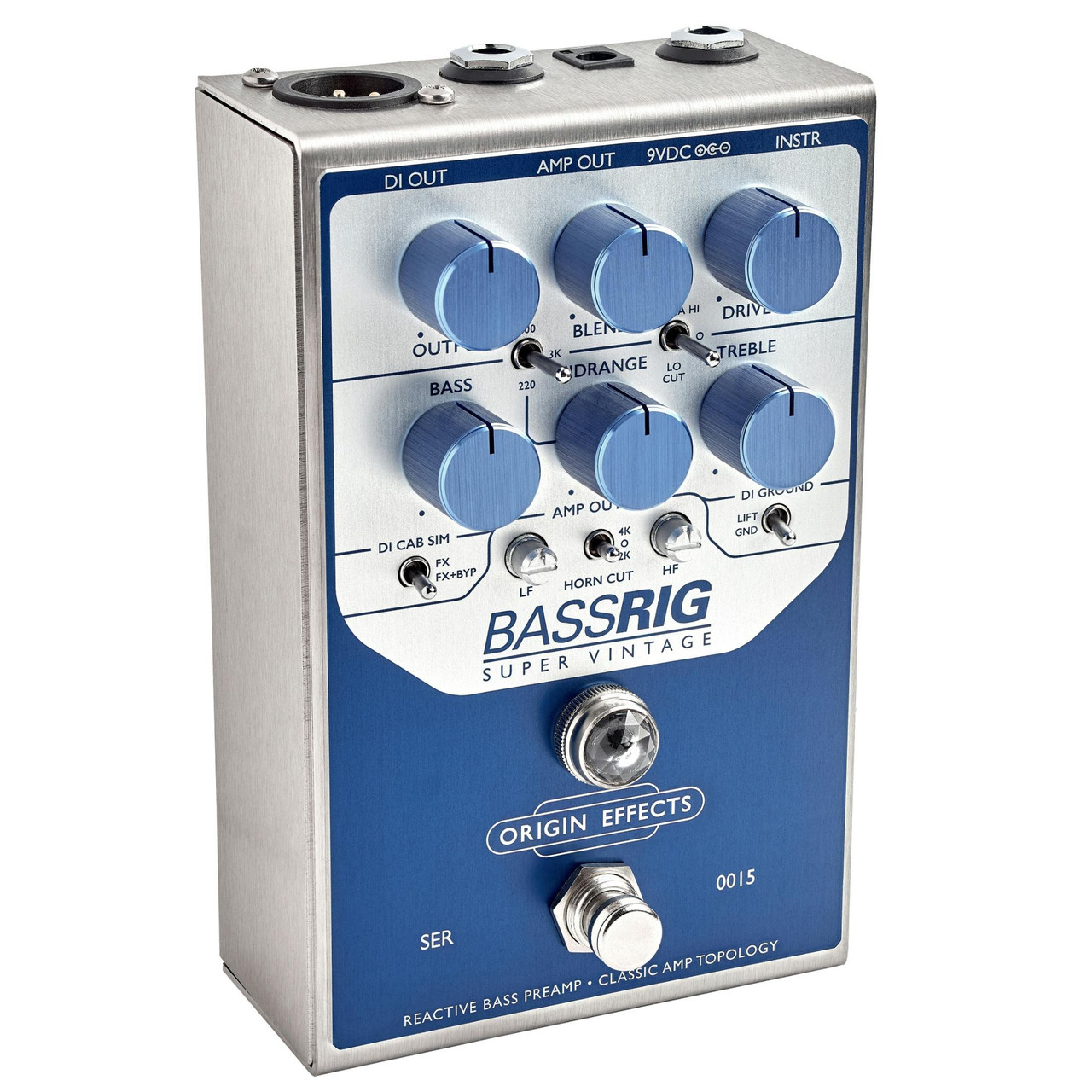 Origin Effects BassRIG Super Vintage Bass Overdrive & Preamp Pedal - Image 5