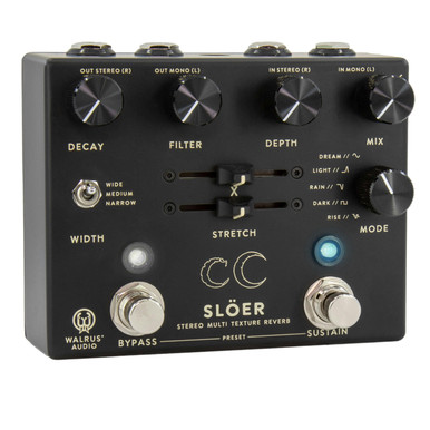 Walrus Audio Slöer Stereo Ambient Reverb Pedal in Black