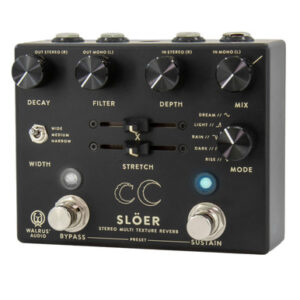 Walrus Audio Slöer Stereo Ambient Reverb Pedal in Black - Image 6