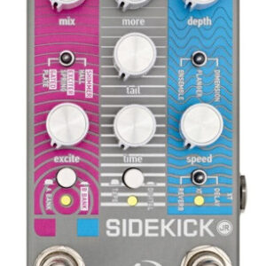 Crazy Tube Circuits Sidekick JR Junior Chorus Flanger Delay Reverb Multi FX Pedal - Image 1