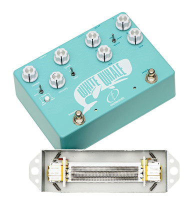 Crazy Tube Circuits White Whale Analog Spring Reverb with Tremolo FX Pedal
