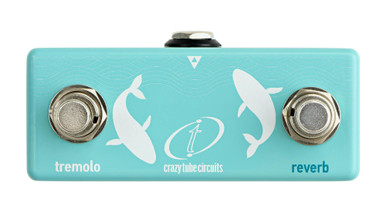 Crazy Tube Circuits External Dual Footswitch For White Whale Pedal