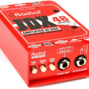 Radial JDX Amplifier DI / switcher Guitar Amp Direct Box - sits between amp head and cab - Image 4