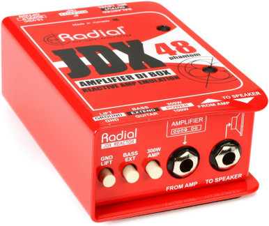 Radial JDX Amplifier DI / switcher Guitar Amp Direct Box - sits between amp head and cab