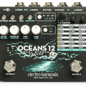 Electro Harmonix Oceans 12 dual stereo reverb pedal - Image 4