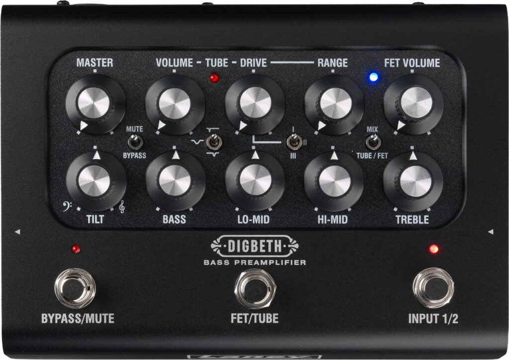 Laney Black Country Customs DB-East-Pre Nathan East Digbeth Bass Preamp Pedal
