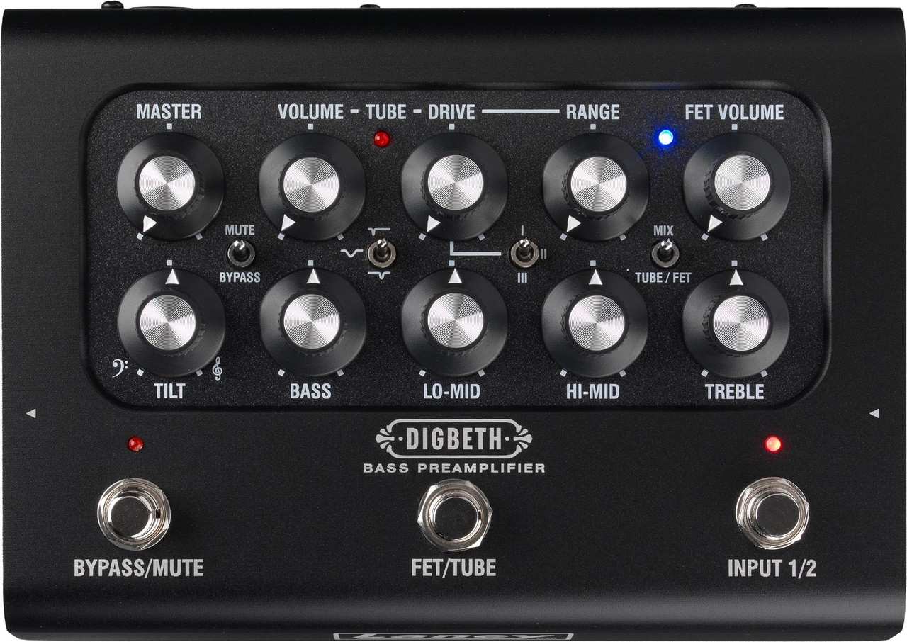 Laney Black Country Customs DB-East-Pre Nathan East Digbeth Bass Preamp Pedal