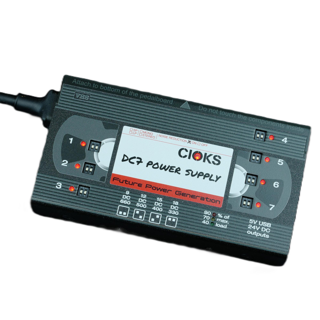 Cioks DC7 VHS Tape Limited Edition Pedal Power Supply