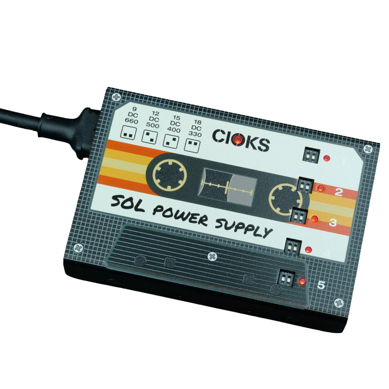 Cioks SOL Cassette Tape Limited Edition Pedal Power Supply