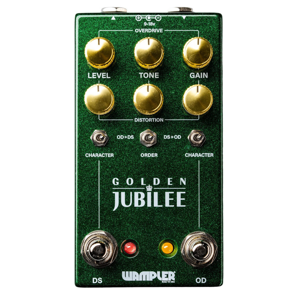 Wampler Golden Jubilee Dual Overdrive and Distortion Pedal