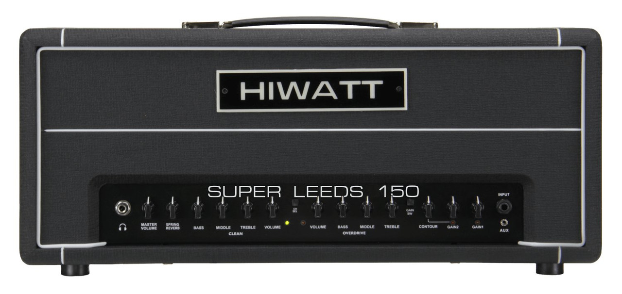 Hiwatt Super Leeds 150w Amplifier Head with Spring Reverb