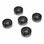 Mooer Guitar Pedal Footswitch Topper 5-Pack, Black - Image 4