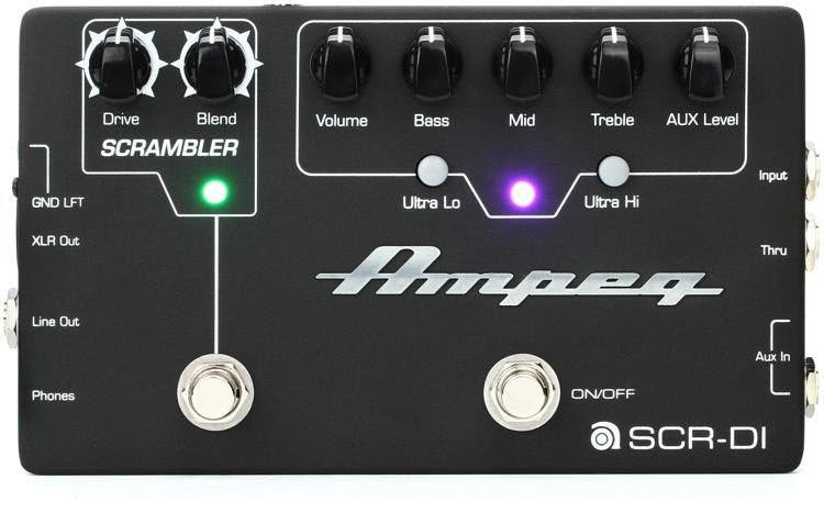 Ampeg SCR-DI Bass DI Preamp with Scrambler Overdrive