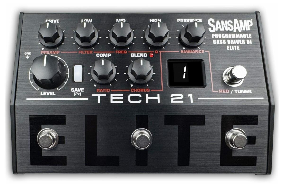 Tech 21 SansAmp Programmable Bass Driver Elite Pedal - Image 2