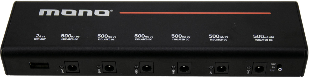 Mono Medium Pedalboard Power Supply with Isolated Outputs & Mounting Kit - Image 5