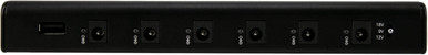 Mono Medium Pedalboard Power Supply with Isolated Outputs & Mounting Kit